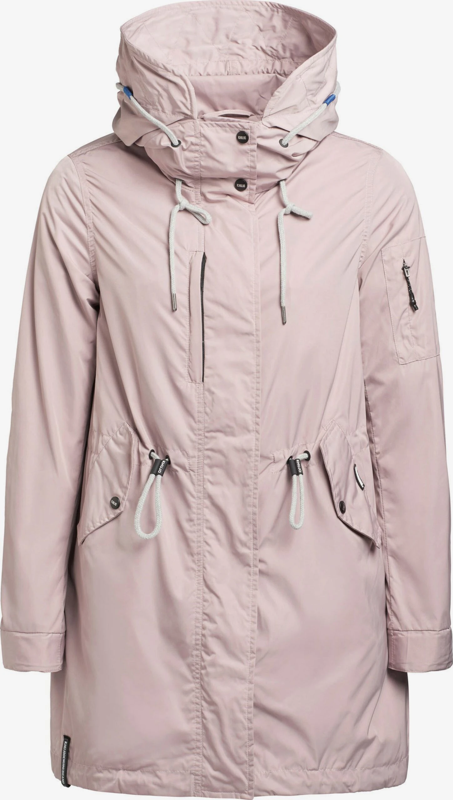 Khujo Parkas Parka Mi-saison DAYES Femme Rose 1 Khujo Parkas Parka Mi-saison DAYES Femme Rose