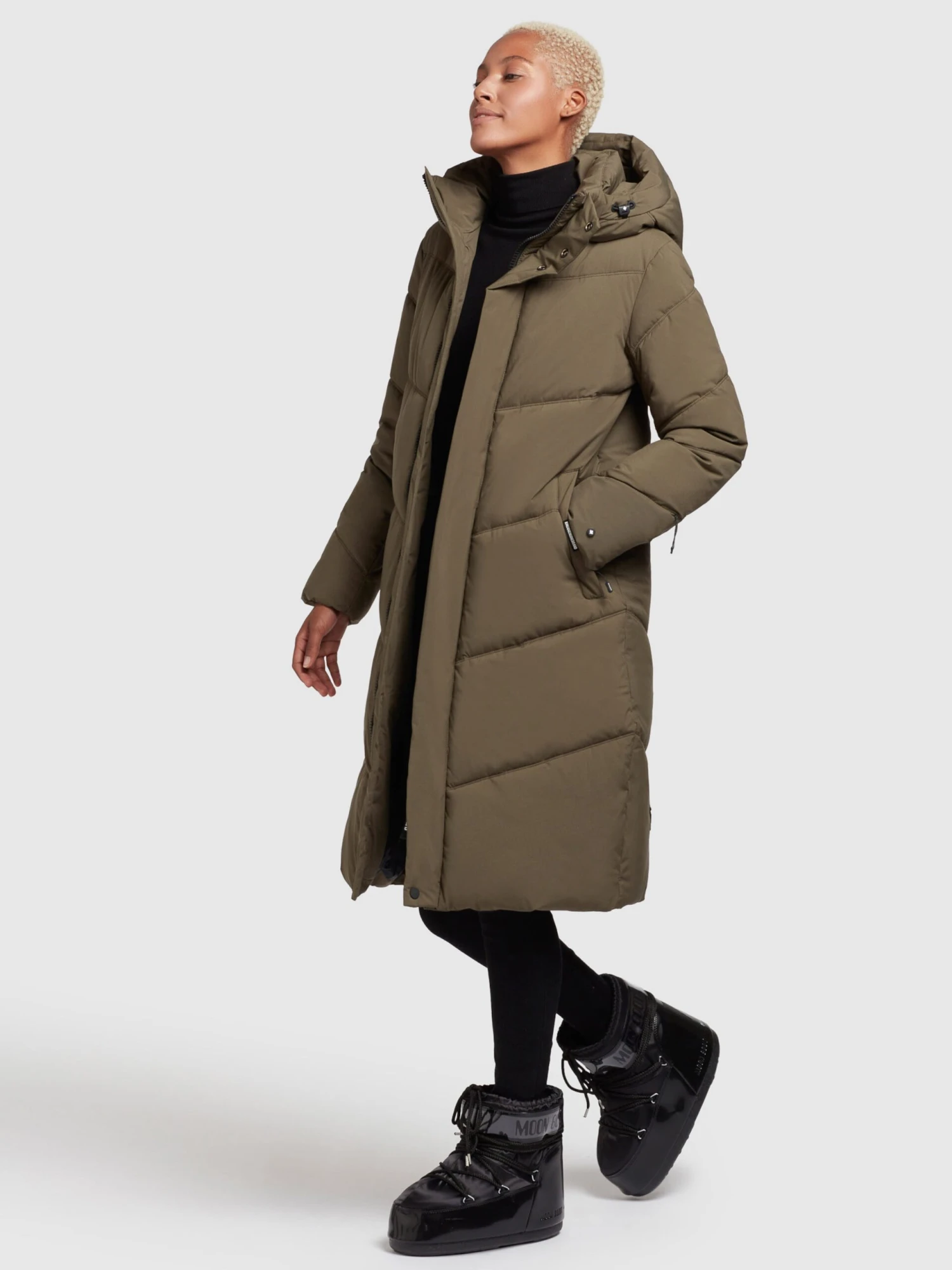 Khujo Manteaux Dhiver Manteau D’hiver Torino2 Femme Kaki 3 Khujo Manteaux Dhiver Manteau D’hiver Torino2 Femme Kaki - Image 3