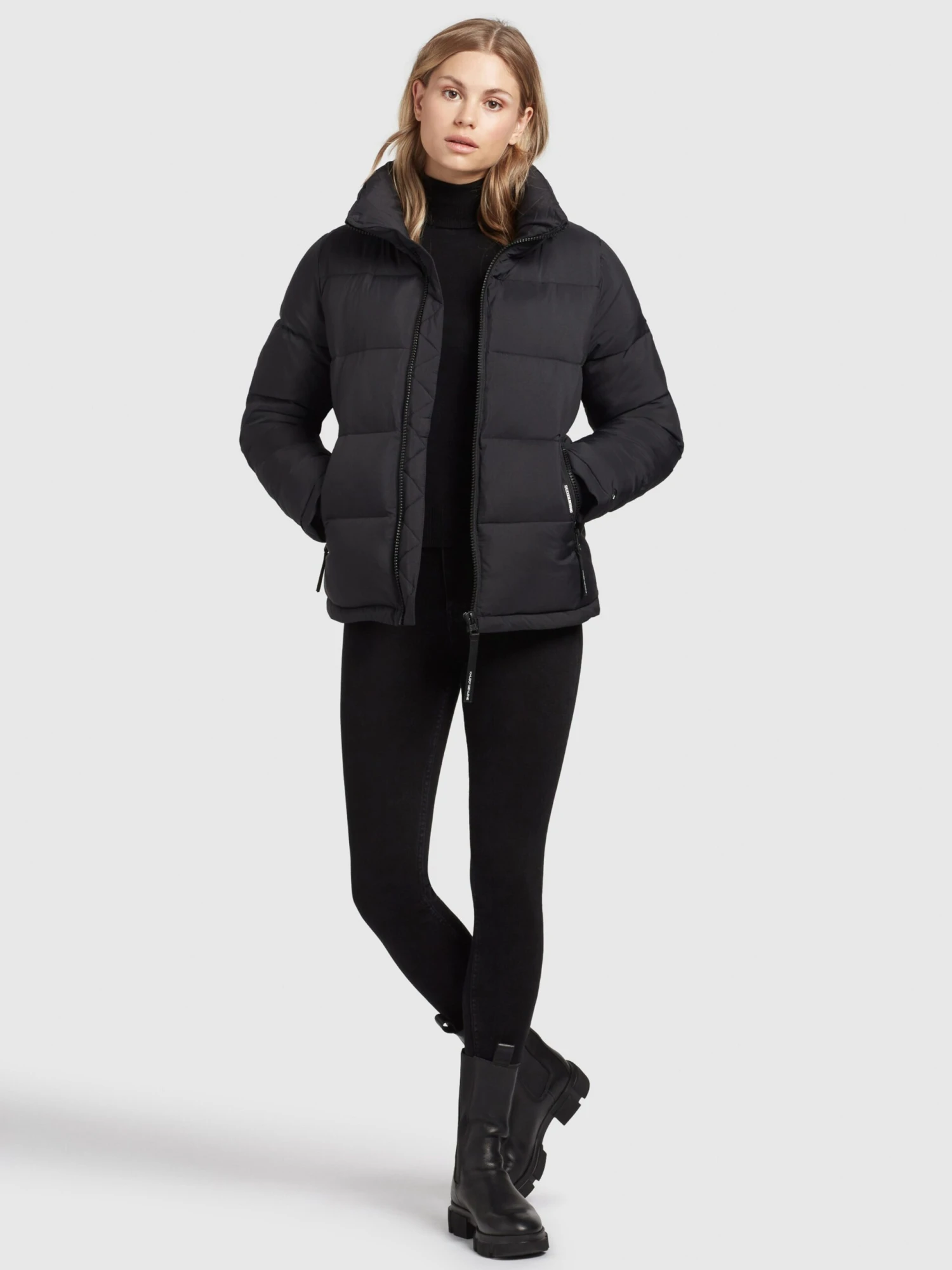 Khujo Vestes Dhiver Veste D’hiver Blondie Matt Femme Noir 3 Khujo Vestes Dhiver Veste D’hiver Blondie Matt Femme Noir - Image 3