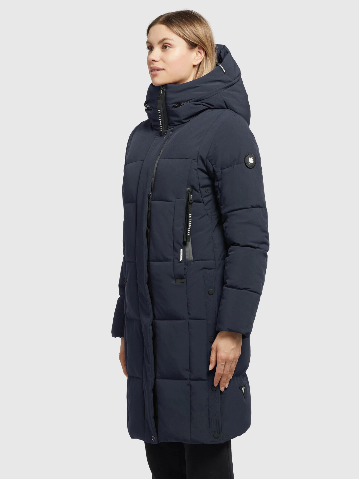 Khujo Manteaux De Mi-saison Manteau Mi-saison Namita Femme Bleu Marine 5 Khujo Manteaux De Mi-saison Manteau Mi-saison Namita Femme Bleu Marine - Image 5