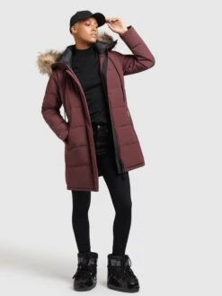 Khujo Manteaux Dhiver Manteau D’hiver Cloren Femme Rouge Foncé 10 Khujo Manteaux Dhiver Manteau D’hiver Cloren Femme Rouge Foncé -Khujo Boutique 1be537bb118135228b666b0aa23f4c39