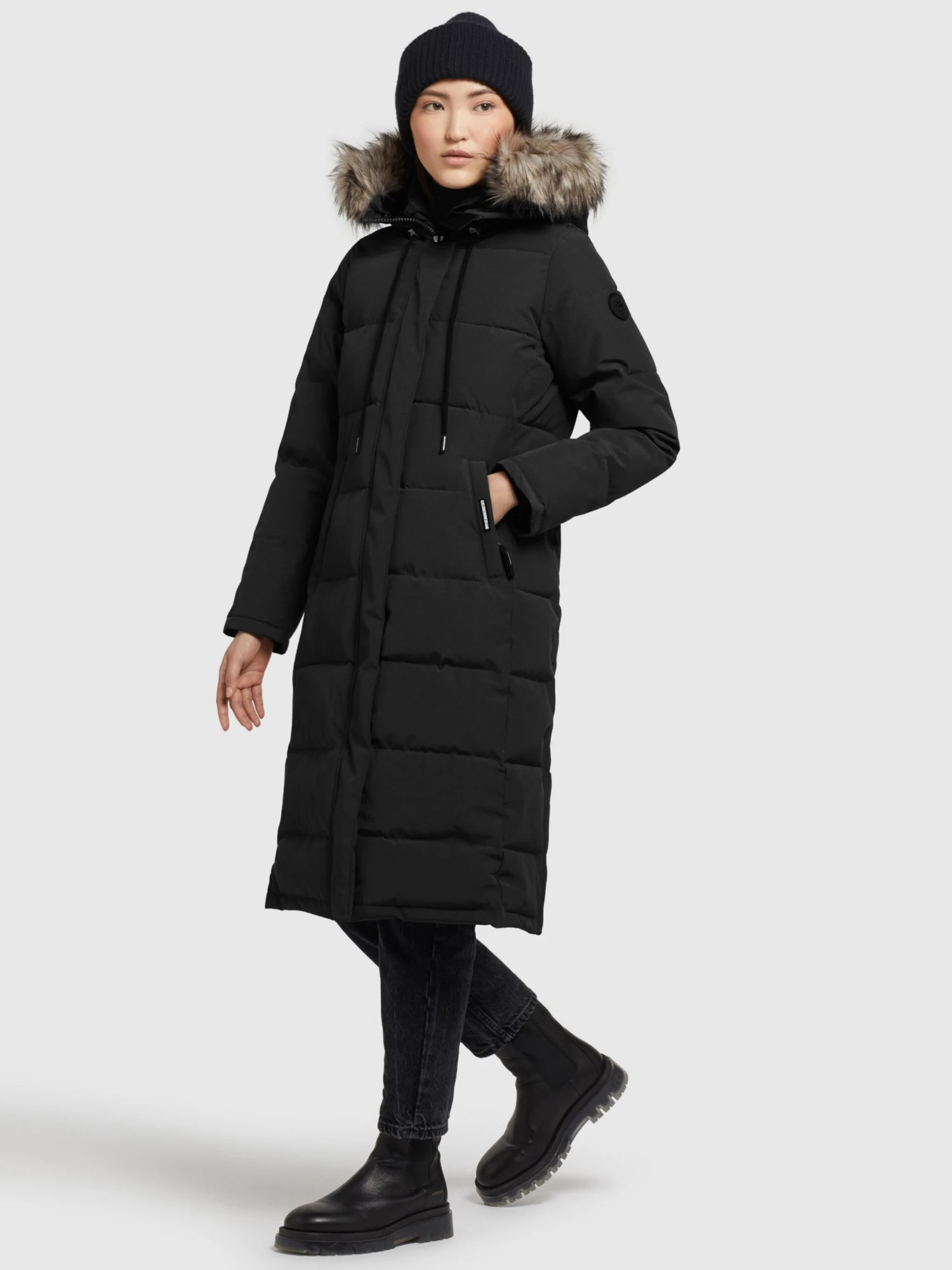 Khujo Manteaux Dhiver Manteau D’hiver LOLL Femme Noir 3 Khujo Manteaux Dhiver Manteau D’hiver LOLL Femme Noir - Image 3