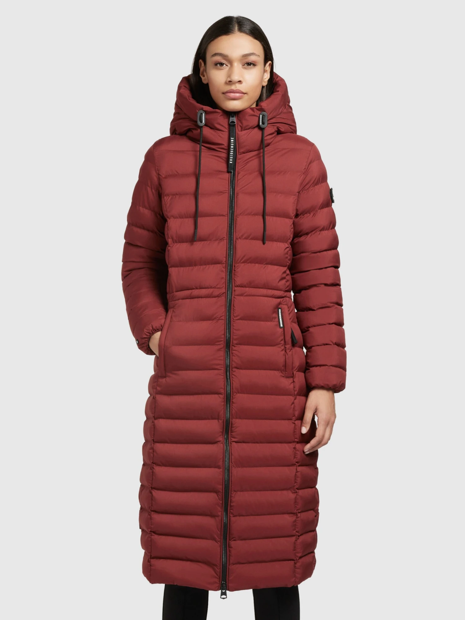Khujo Manteaux Dhiver Manteau D’hiver Mimi Femme Rouge Rouille 2 Khujo Manteaux Dhiver Manteau D’hiver Mimi Femme Rouge Rouille - Image 2