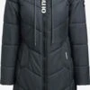 Khujo Manteaux Dhiver Manteau D’hiver Aribay Femme Bleu Nuit