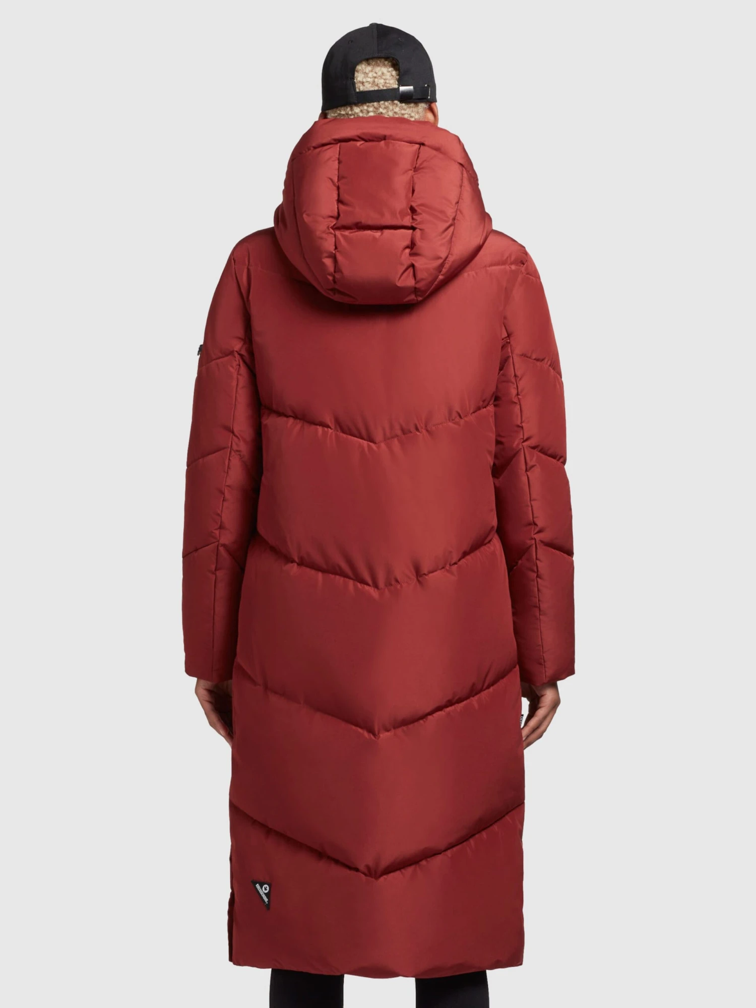Khujo Manteaux De Mi-saison Manteau Mi-saison Femme Rouge Foncé 4 Khujo Manteaux De Mi-saison Manteau Mi-saison Femme Rouge Foncé - Image 4