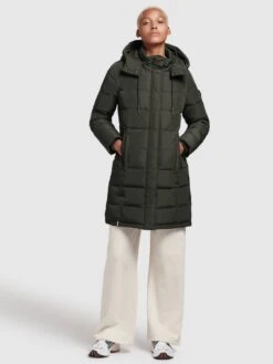 Khujo Manteaux Courts Manteau D’hiver Cups Femme Vert Foncé 10 Khujo Manteaux Courts Manteau D’hiver Cups Femme Vert Foncé -Khujo Boutique 204bd06e80aba3f628643f9e0fa51045