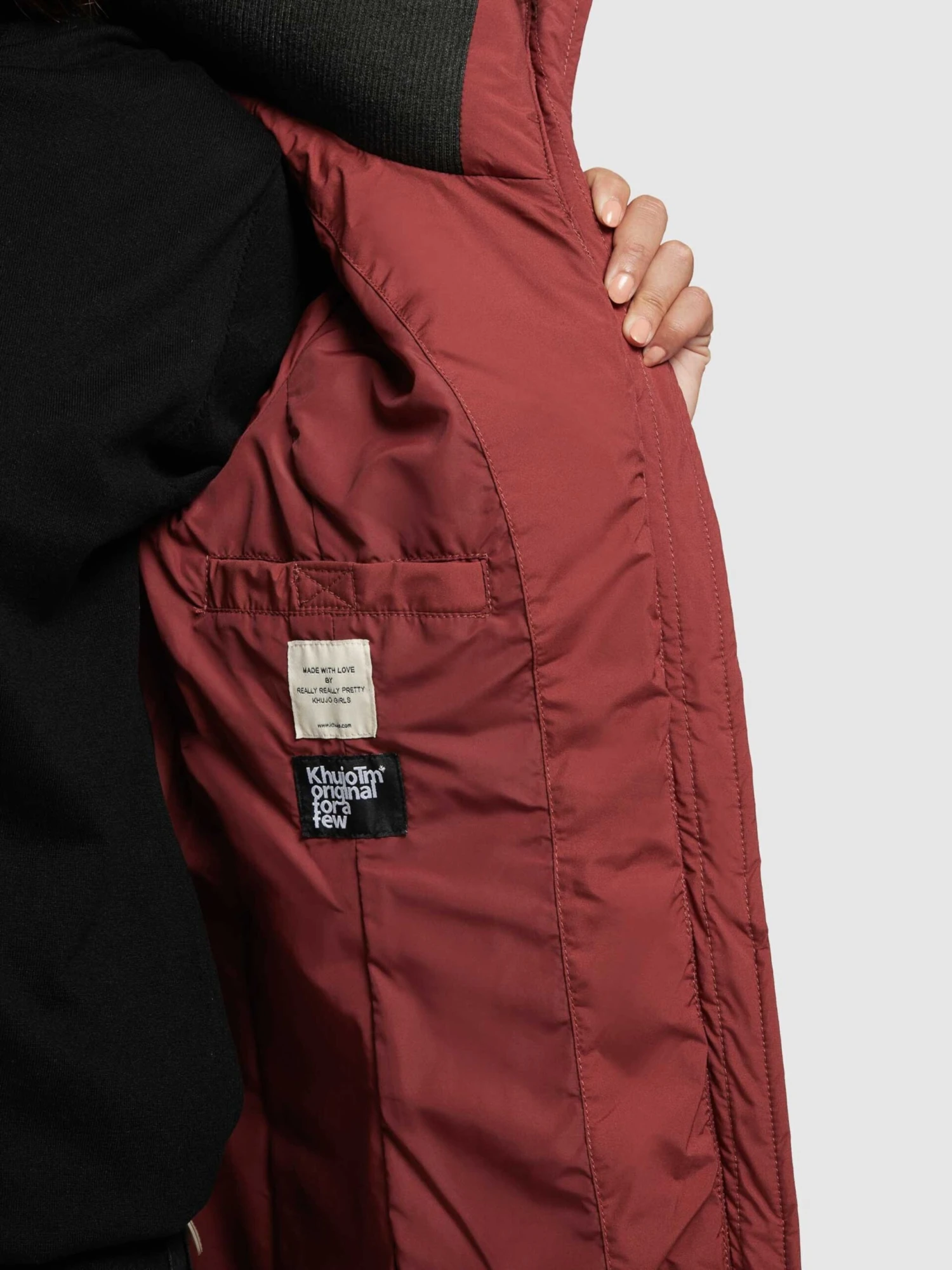 Khujo Vestes Dhiver Veste D’hiver Tweety Femme Rouge Rouille 8 Khujo Vestes Dhiver Veste D’hiver Tweety Femme Rouge Rouille - Image 8
