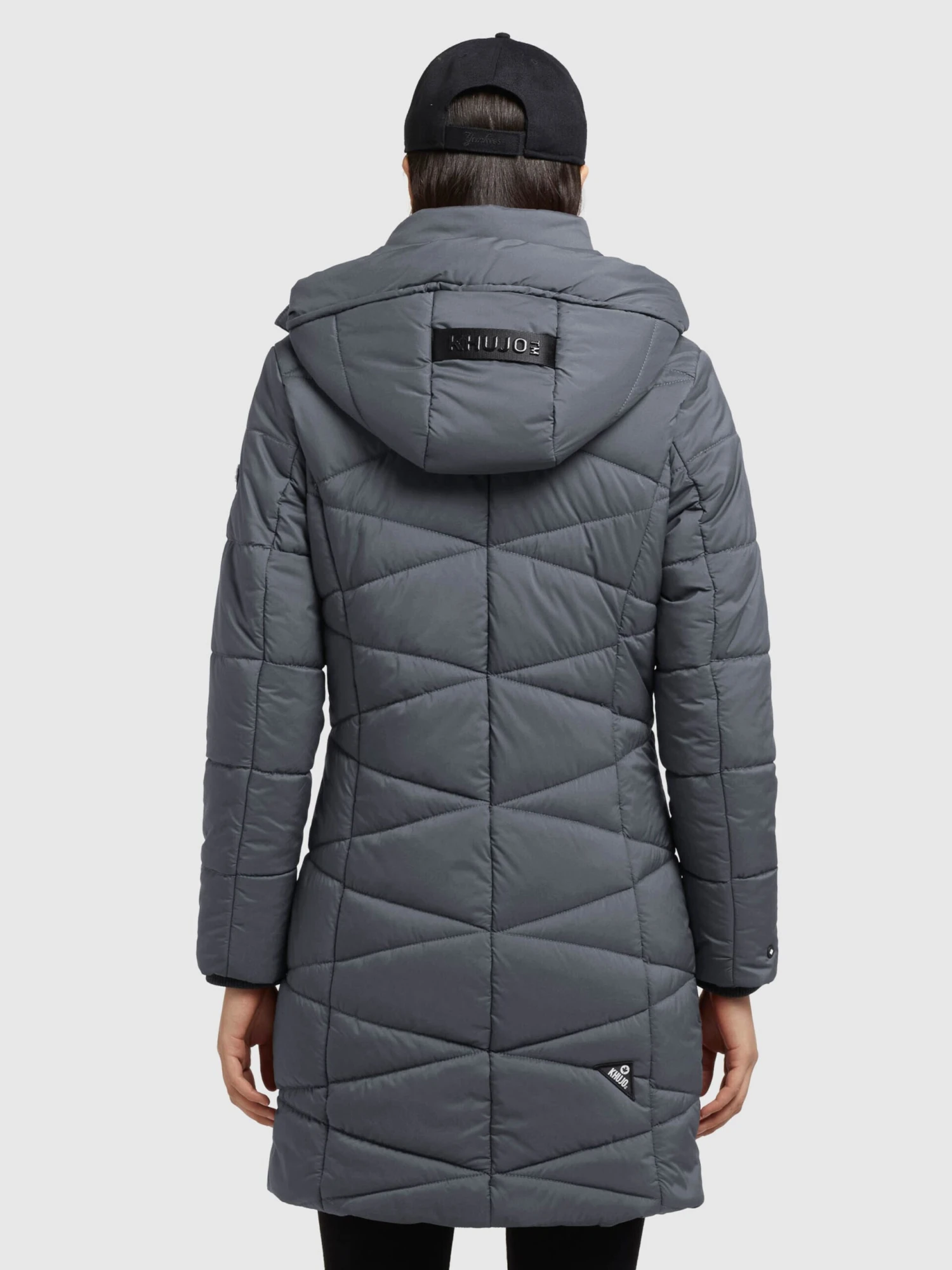 Khujo Manteaux De Mi-saison Manteau Mi-saison Fitt Light Femme Gris Foncé 4 Khujo Manteaux De Mi-saison Manteau Mi-saison Fitt Light Femme Gris Foncé - Image 4