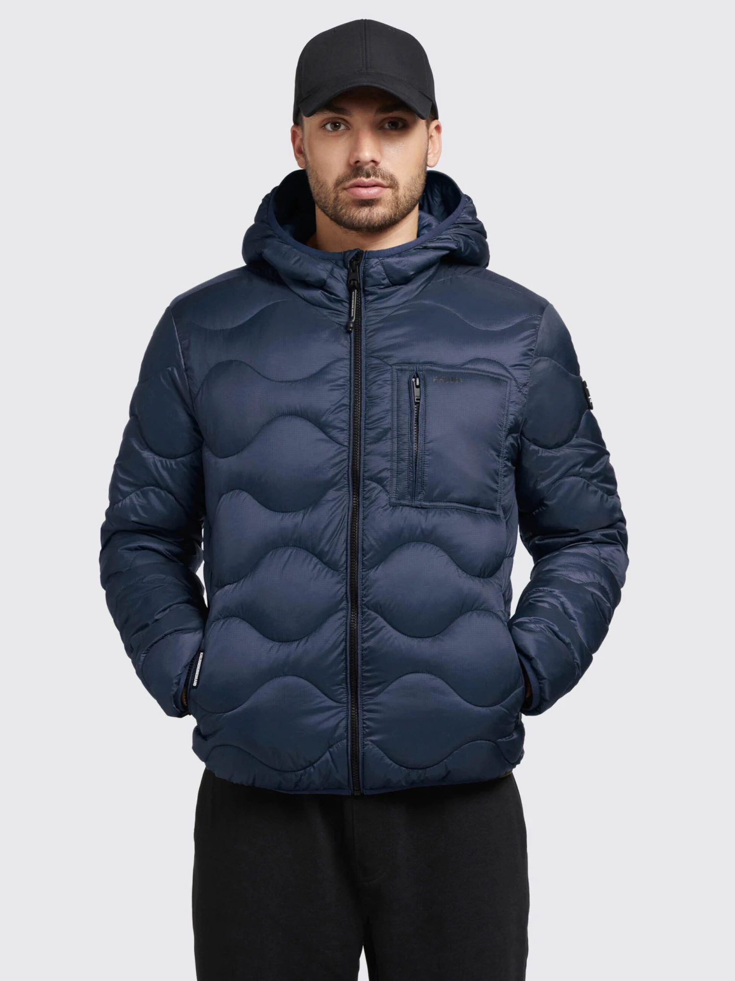 Khujo Vestes De Mi-saison Veste Mi-saison Remo Homme Bleu Foncé 2 Khujo Vestes De Mi-saison Veste Mi-saison Remo Homme Bleu Foncé - Image 2