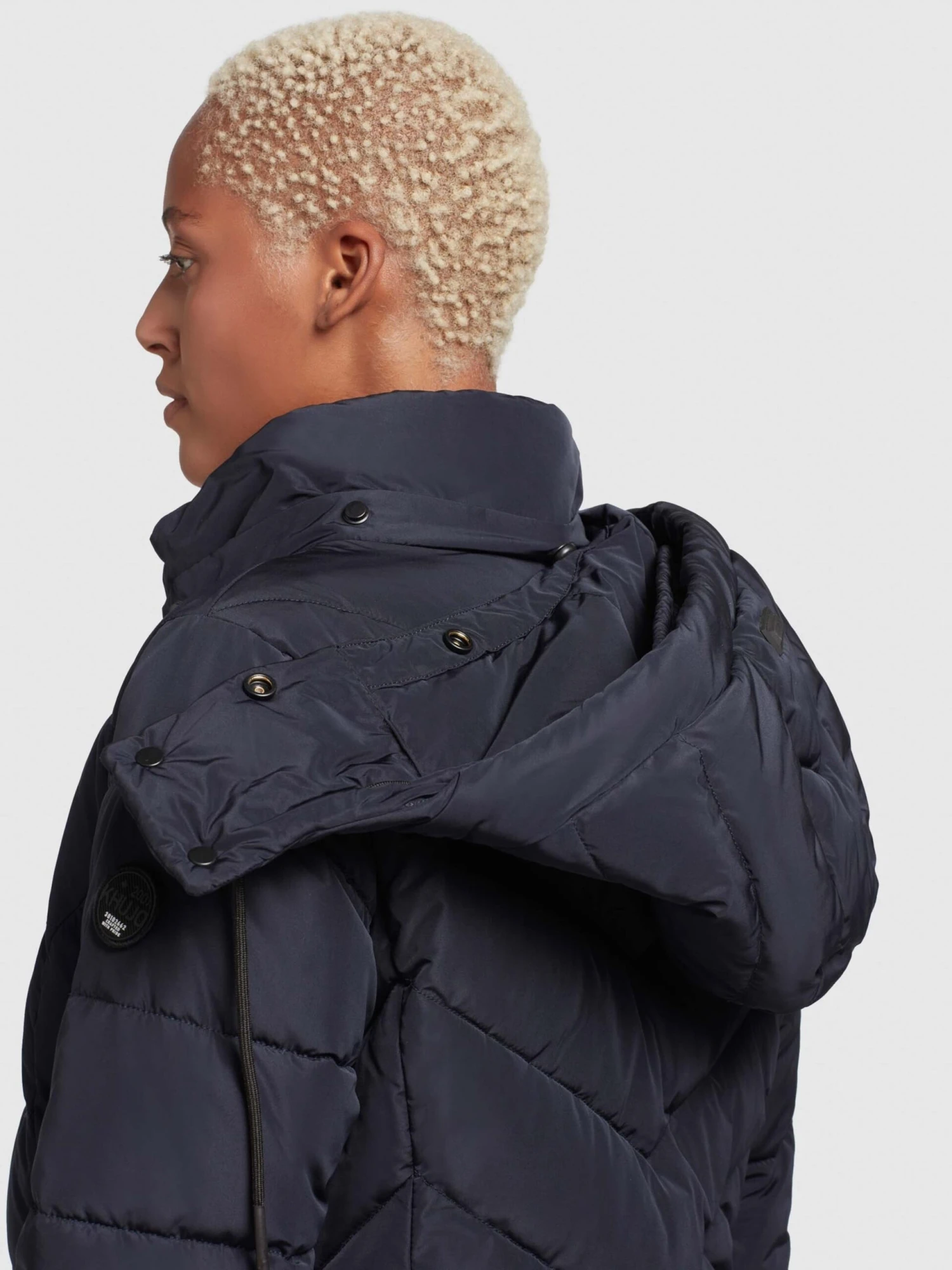 Khujo Manteaux Courts Manteau D’hiver Cups Femme Marine 8 Khujo Manteaux Courts Manteau D’hiver Cups Femme Marine - Image 8
