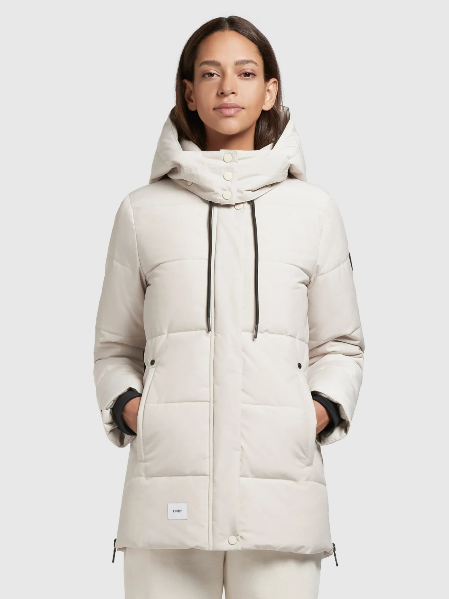 Khujo Vestes Dhiver Veste D’hiver Eunice Femme Blanc Cassé 2 Khujo Vestes Dhiver Veste D’hiver Eunice Femme Blanc Cassé - Image 2