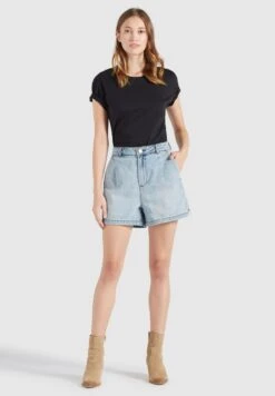 Khujo Jeans Loosefit Jean à Pince Cambel Femme Bleu 13 Khujo Jeans Loosefit Jean à Pince Cambel Femme Bleu -Khujo Boutique 24a70484c91908baaafbe893d673963a