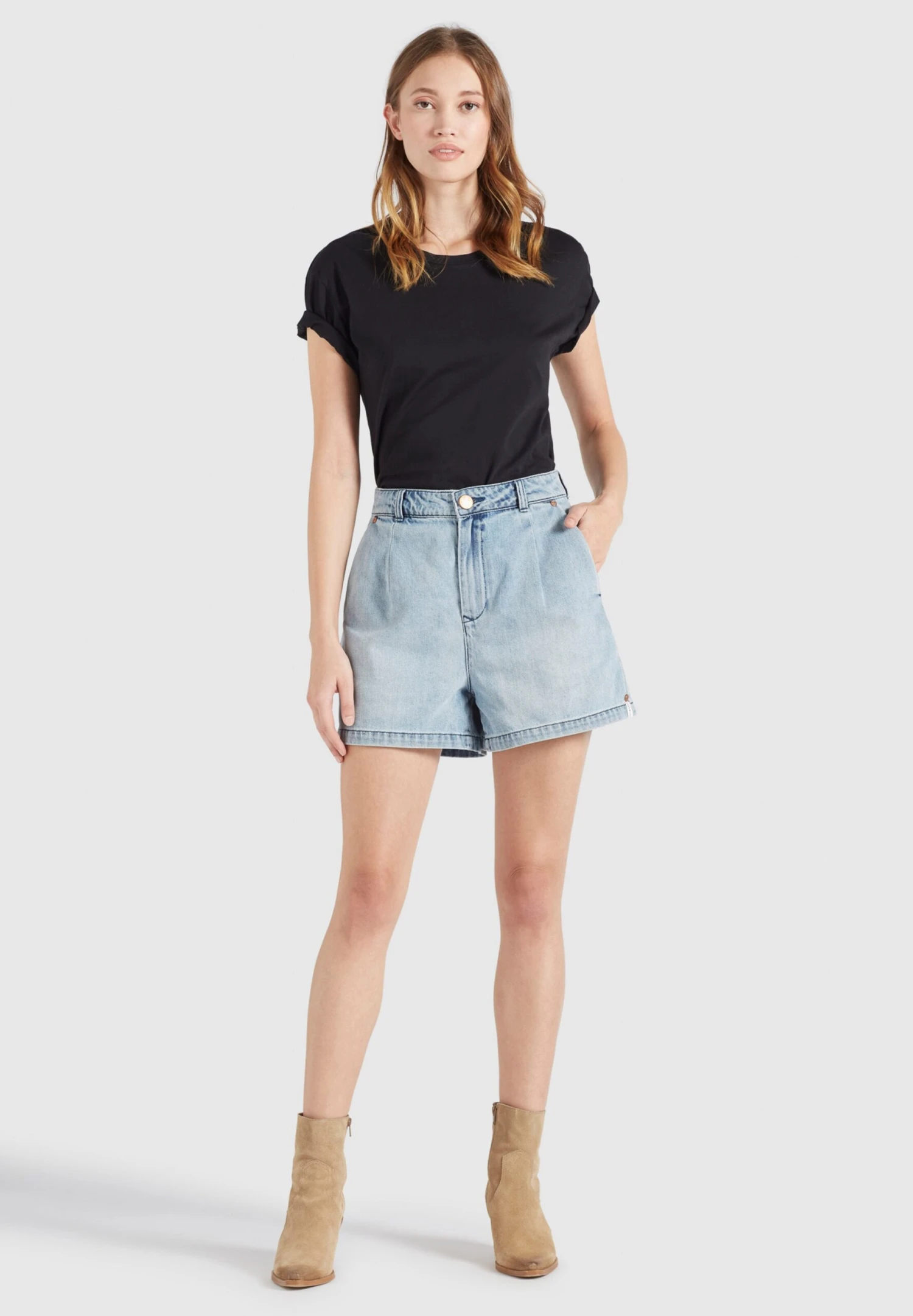 Khujo Jeans Loosefit Jean à Pince Cambel Femme Bleu 6 Khujo Jeans Loosefit Jean à Pince Cambel Femme Bleu - Image 6