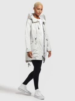 Khujo Parkas Parka Mi-saison Dayes Femme Blanc Cassé 11 Khujo Parkas Parka Mi-saison Dayes Femme Blanc Cassé -Khujo Boutique 24b125c1985323caebdb389c39656691