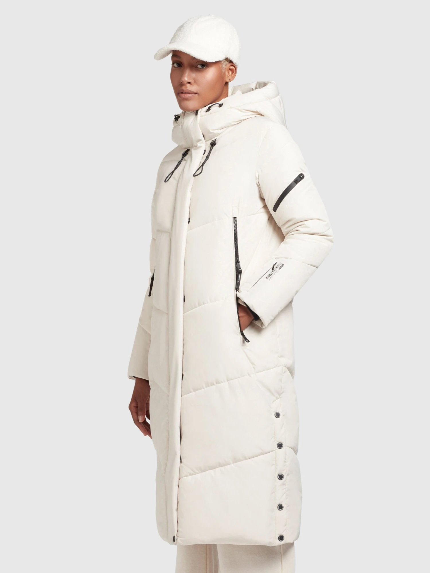 Khujo Manteaux Dhiver Manteau D’hiver Sonje 4 Femme Blanc Cassé 5 Khujo Manteaux Dhiver Manteau D’hiver Sonje 4 Femme Blanc Cassé - Image 5