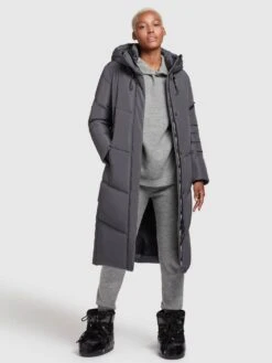 Khujo Manteaux De Mi-saison Manteau Mi-saison Femme Gris Basalte 11 Khujo Manteaux De Mi-saison Manteau Mi-saison Femme Gris Basalte -Khujo Boutique 268062fa0cc0dd588485f714a3618d5f