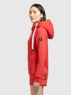 Khujo Sweats à Capuche Sweat-shirt Rhabea Femme Rouge Orangé 12 Khujo Sweats à Capuche Sweat-shirt Rhabea Femme Rouge Orangé -Khujo Boutique 269ee0436b797b322d2d25d1e787ff45