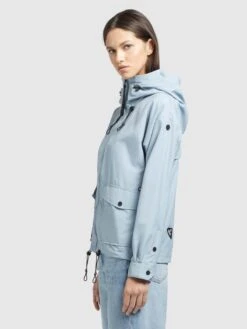 Khujo Vestes De Mi-saison Veste Mi-saison BLAIR Femme Bleu Clair -Khujo Boutique 2771203b441c9154439330e2a8e1bac3