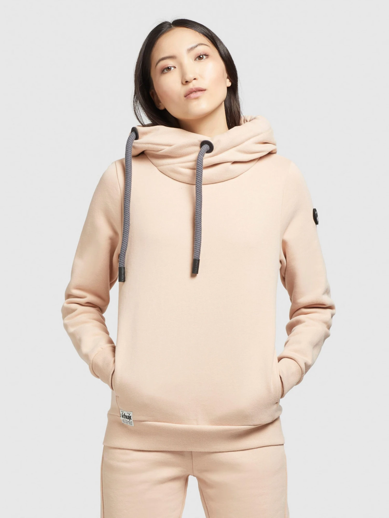 Khujo Sweats à Capuche Sweat-shirt Karima Femme Abricot 2 Khujo Sweats à Capuche Sweat-shirt Karima Femme Abricot - Image 2