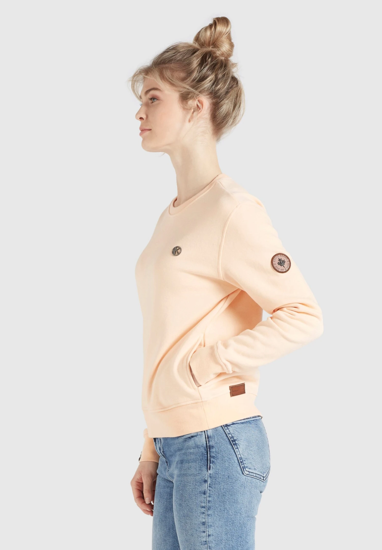 Khujo Sweats Sweat-shirt Lisel Femme Abricot 4 Khujo Sweats Sweat-shirt Lisel Femme Abricot - Image 4