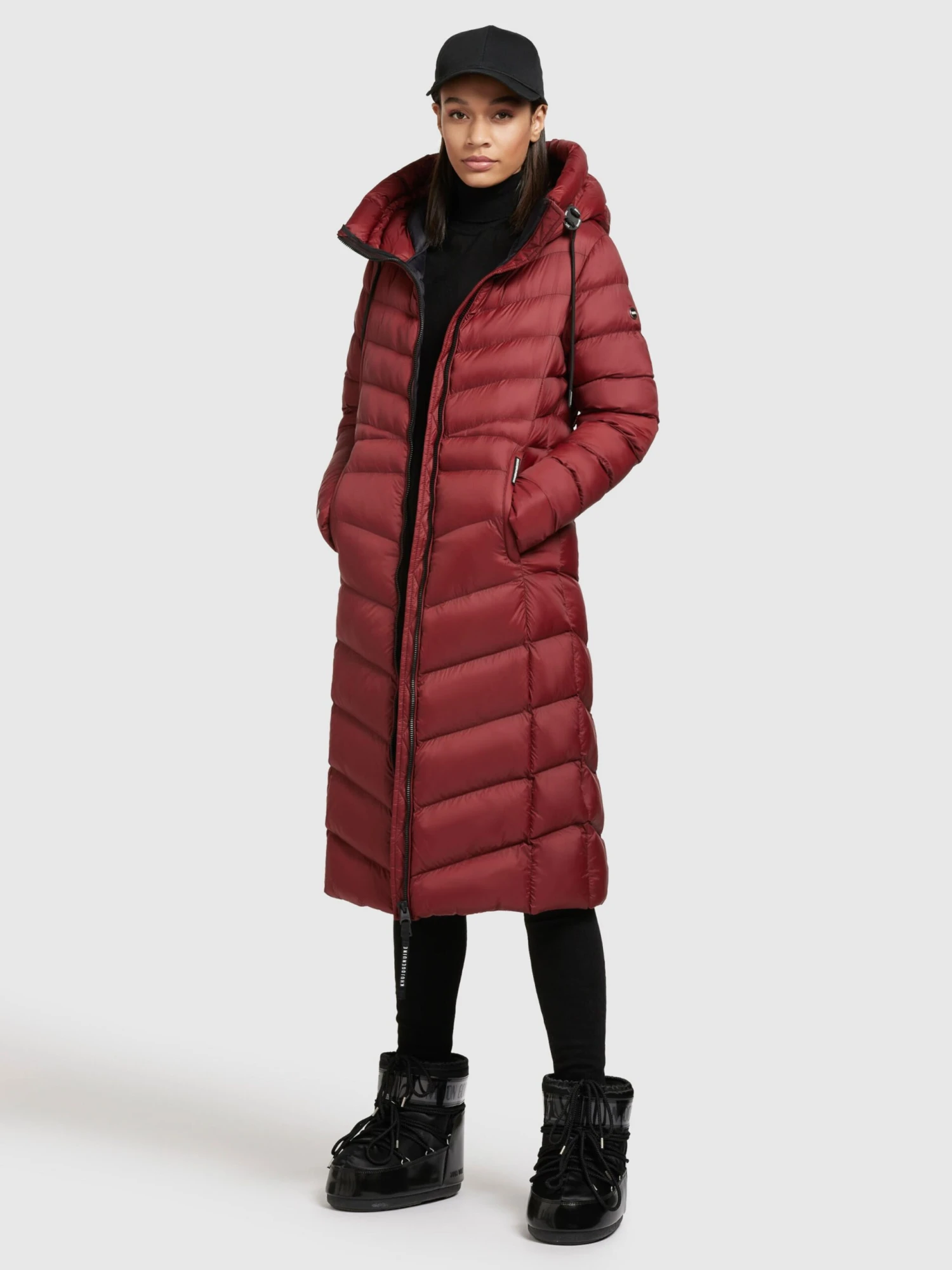 Khujo Vestes Dhiver Veste D’hiver Ingram Shine Femme Rouge Foncé 6 Khujo Vestes Dhiver Veste D’hiver Ingram Shine Femme Rouge Foncé - Image 6