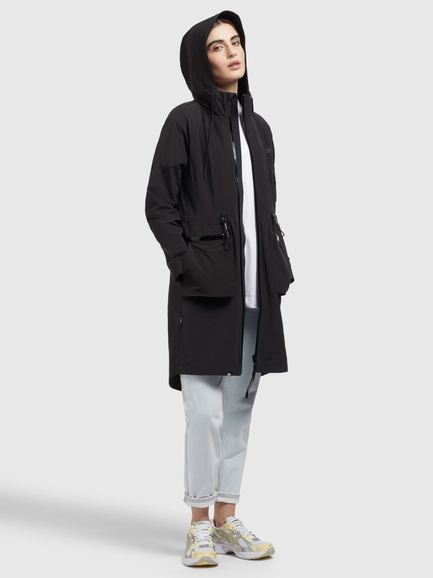 Khujo Parkas Parka Mi-saison Femme Noir 6 Khujo Parkas Parka Mi-saison Femme Noir - Image 6