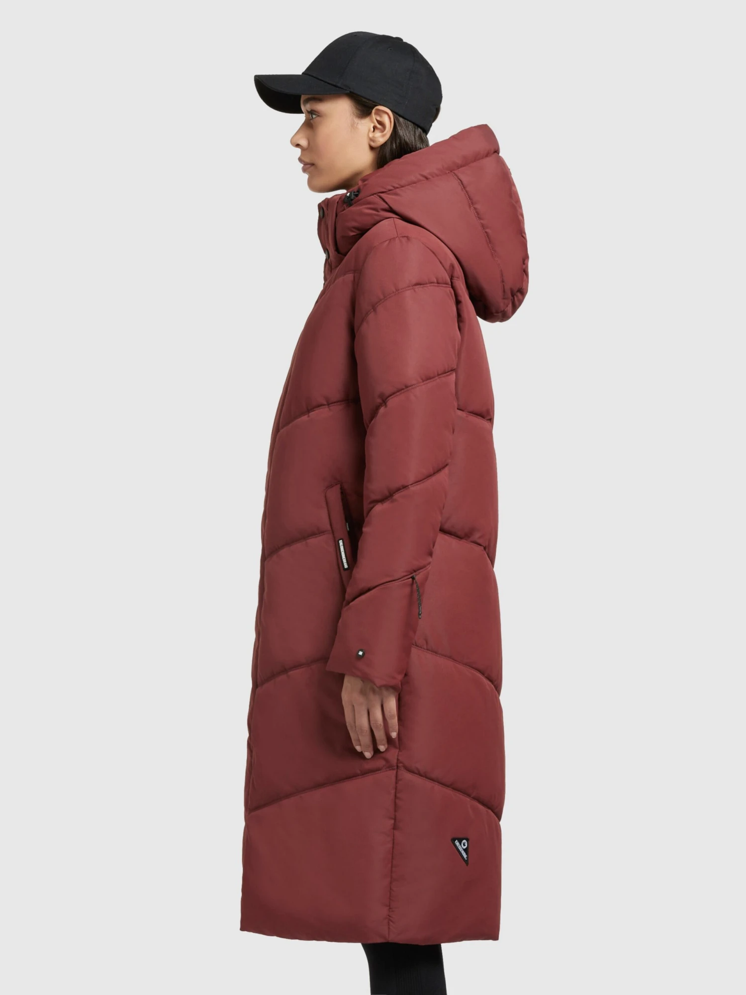 Khujo Manteaux Dhiver Manteau D’hiver Torino 3 Femme Rouge Rouille 5 Khujo Manteaux Dhiver Manteau D’hiver Torino 3 Femme Rouge Rouille - Image 5