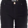 Khujo Shorts En Jean Coupe Slim Jean RIVEN Femme Noir