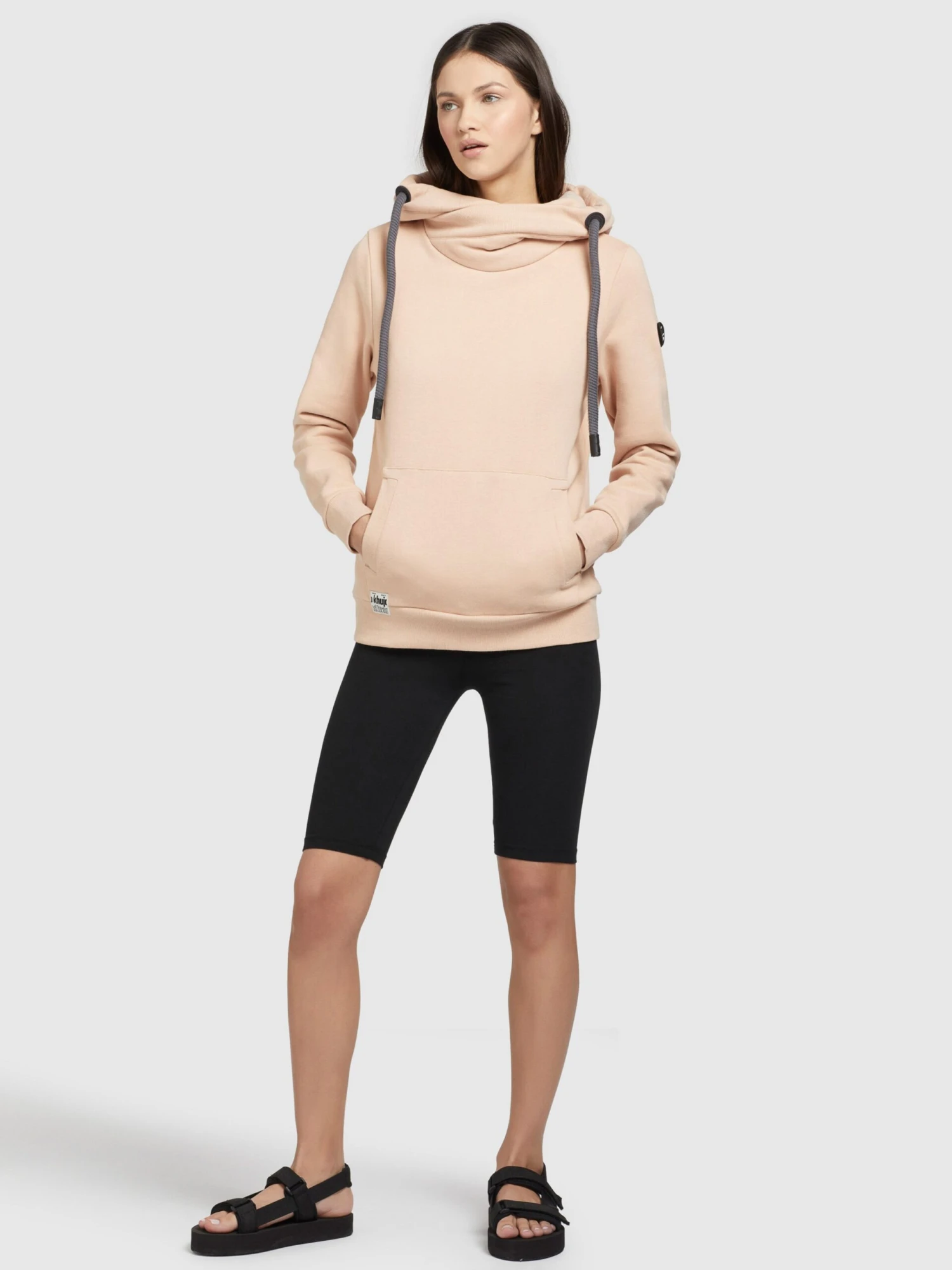 Khujo Sweats à Capuche Sweat-shirt Rhabea Femme Abricot 3 Khujo Sweats à Capuche Sweat-shirt Rhabea Femme Abricot - Image 3