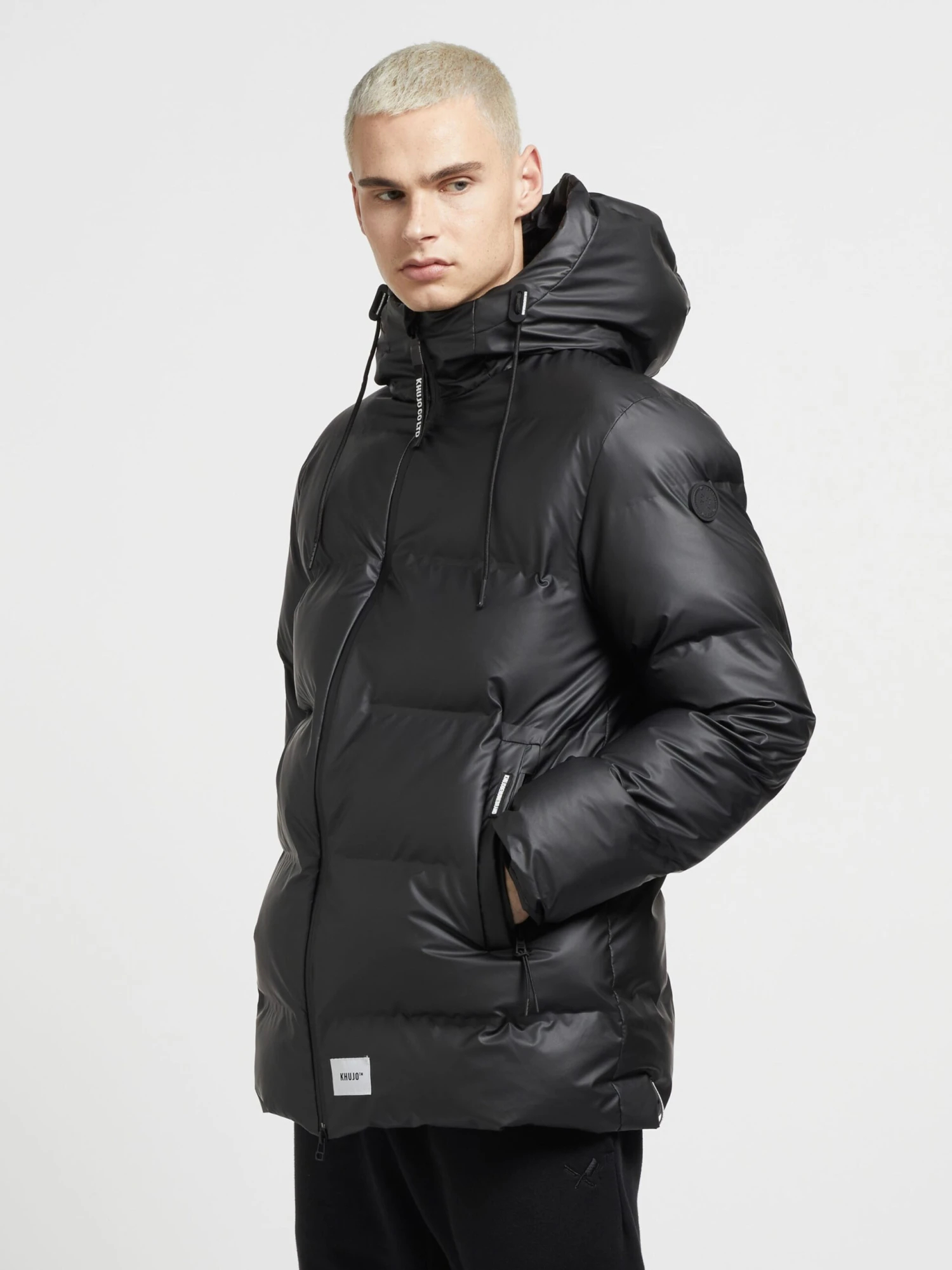 Khujo Vestes De Mi-saison Veste Mi-saison Nabor Homme Noir 5 Khujo Vestes De Mi-saison Veste Mi-saison Nabor Homme Noir - Image 5