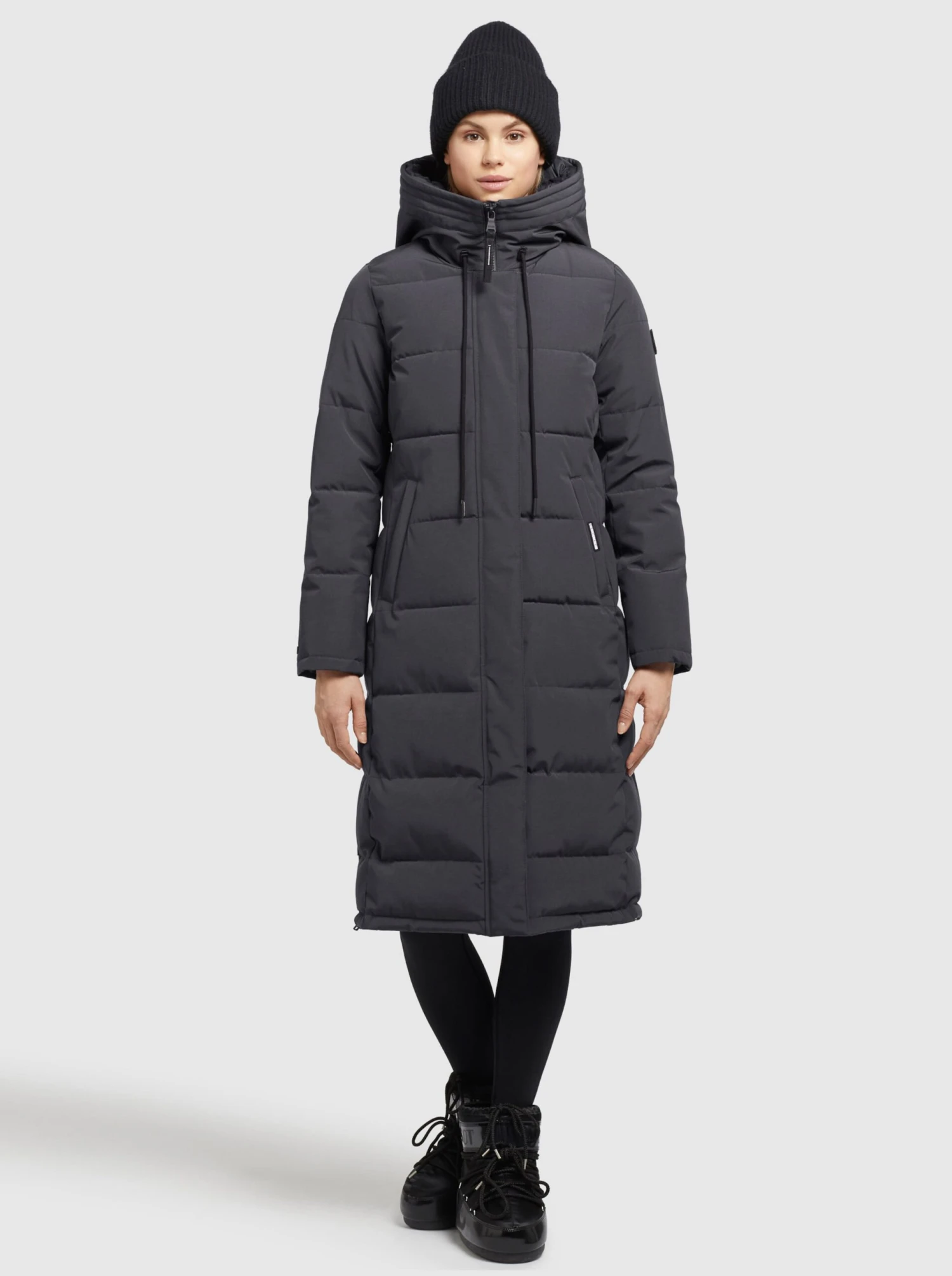 Khujo Manteaux Dhiver Manteau D’hiver Rugg Femme Graphite 3 Khujo Manteaux Dhiver Manteau D’hiver Rugg Femme Graphite - Image 3