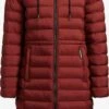 Khujo Manteaux Dhiver Manteau D’hiver Mimi Femme Rouge Rouille