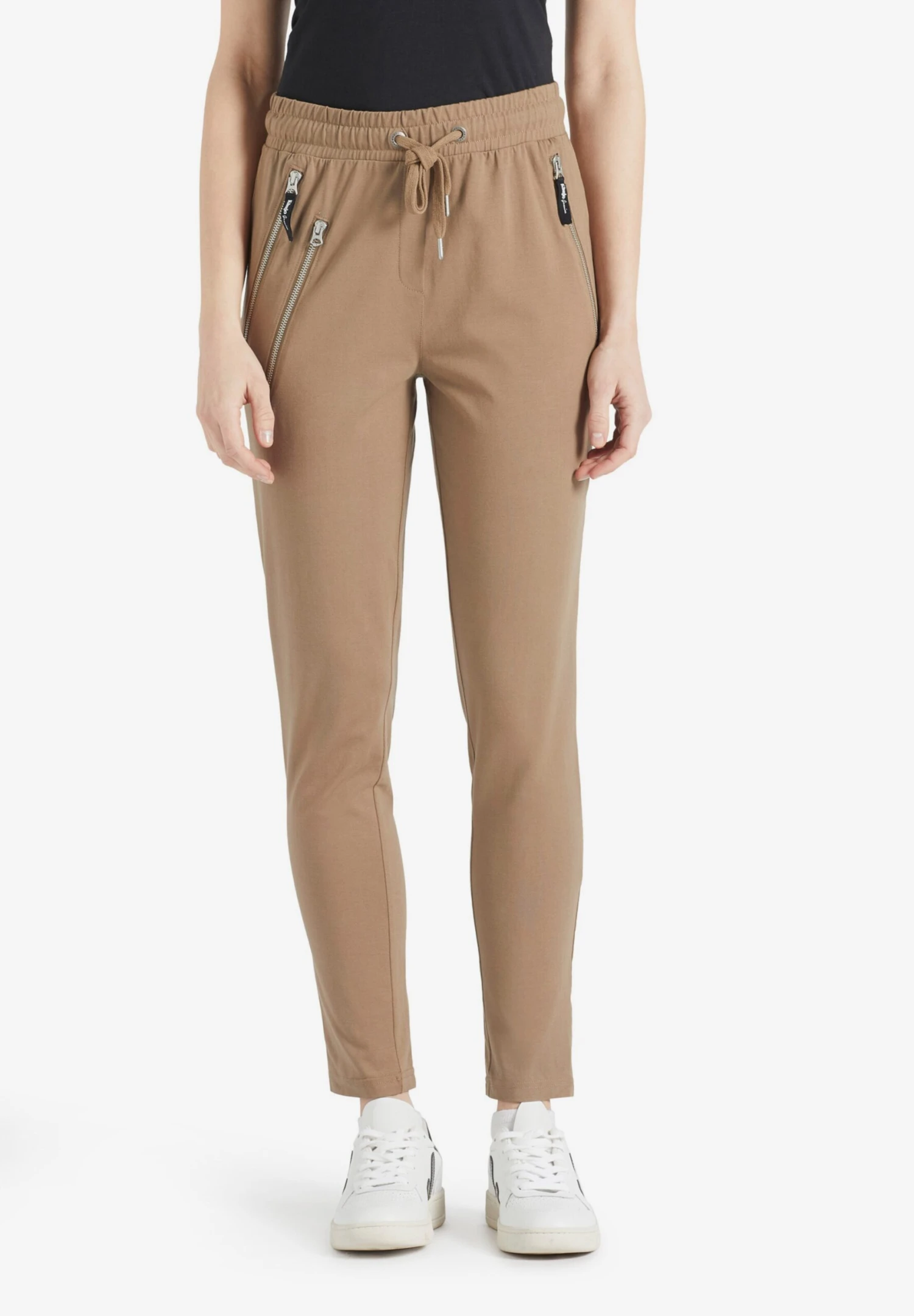 Khujo Pantalons De Survêtement Coupe Slim Pantalon Lyndsy Femme Noisette 2 Khujo Pantalons De Survêtement Coupe Slim Pantalon Lyndsy Femme Noisette - Image 2