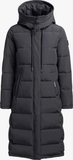 Khujo Boutique 14 Khujo Manteaux Dhiver Manteau D’hiver Rugg Femme Graphite