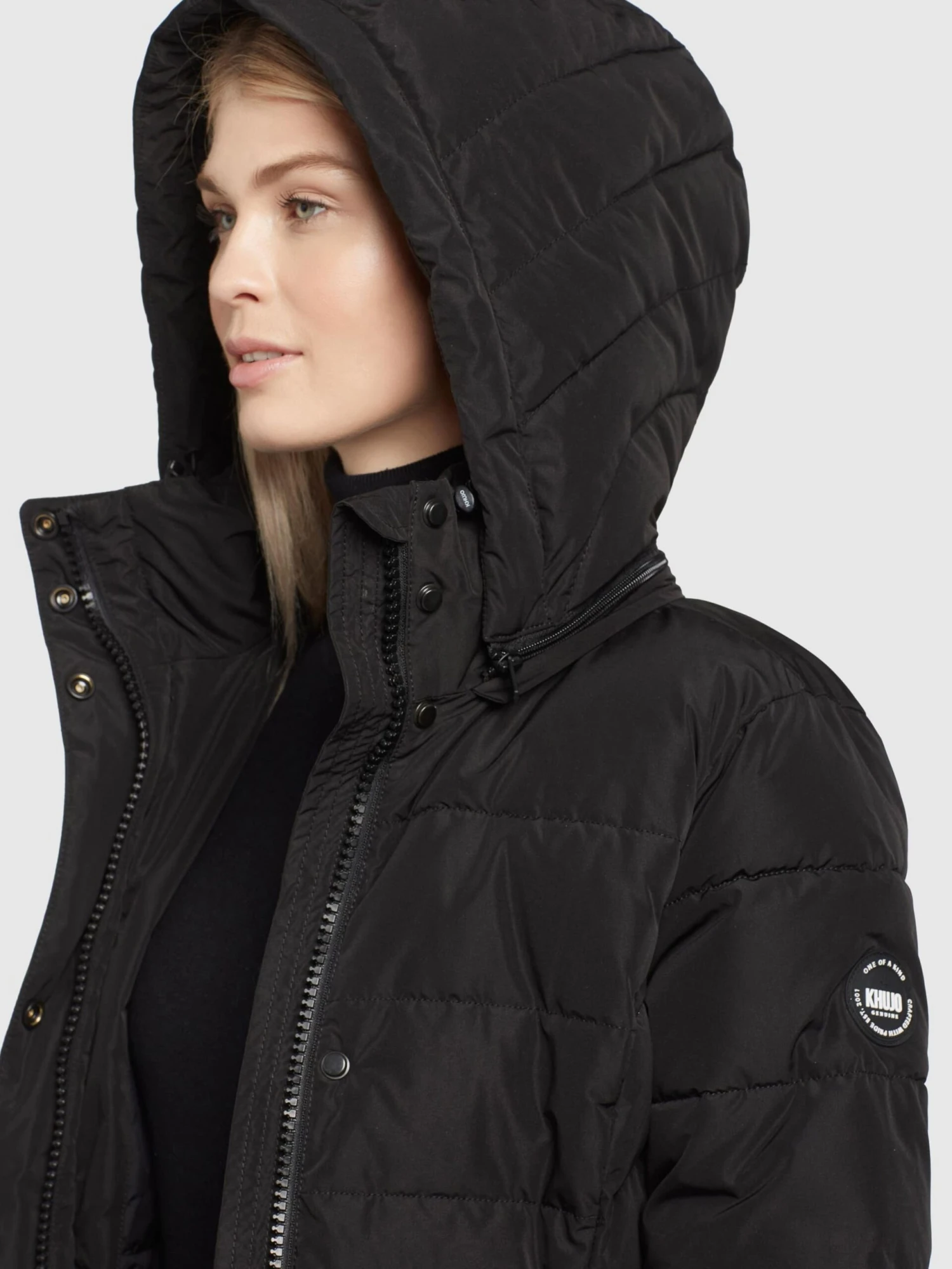 Khujo Manteaux Dhiver Manteau D’hiver Delinas Femme Noir 7 Khujo Manteaux Dhiver Manteau D’hiver Delinas Femme Noir - Image 7