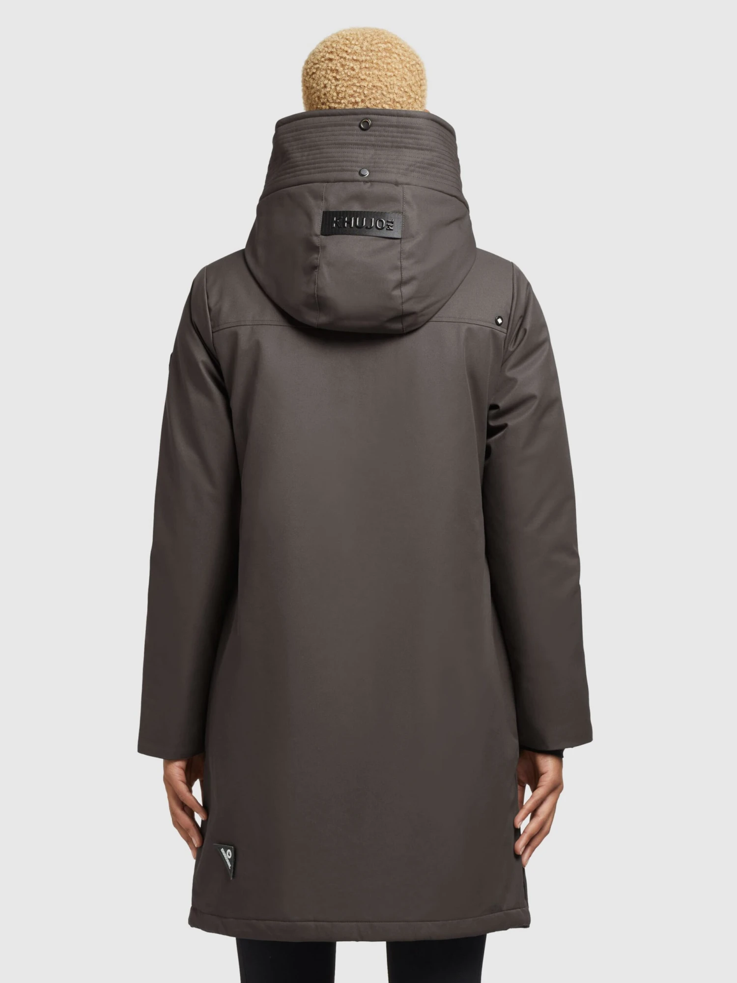 Khujo Manteaux De Mi-saison Manteau Mi-saison LISAD Femme Gris Foncé 3 Khujo Manteaux De Mi-saison Manteau Mi-saison LISAD Femme Gris Foncé - Image 3