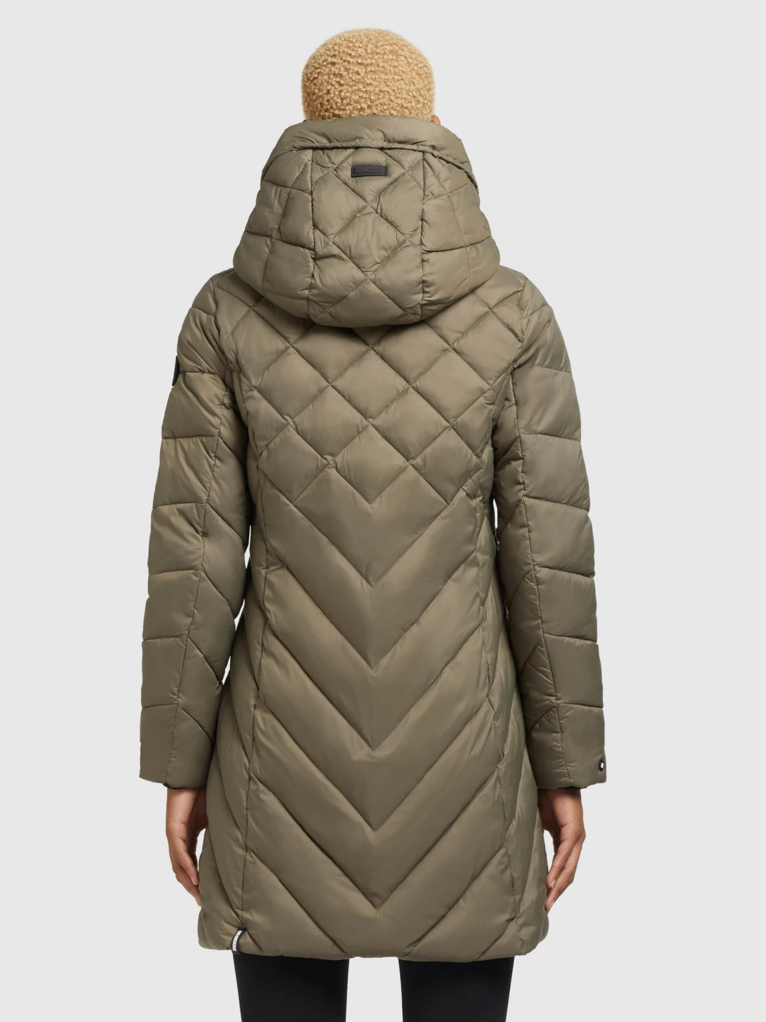 Khujo Manteaux De Mi-saison Manteau Mi-saison Aneth Femme Kaki 4 Khujo Manteaux De Mi-saison Manteau Mi-saison Aneth Femme Kaki - Image 4