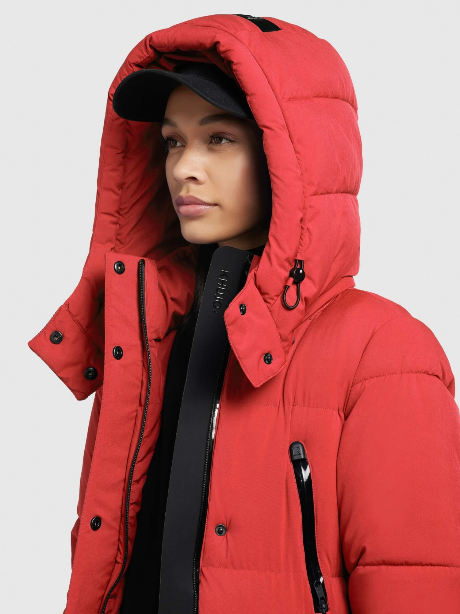 Khujo Manteaux De Mi-saison Manteau Mi-saison Melona Femme Rouge 7 Khujo Manteaux De Mi-saison Manteau Mi-saison Melona Femme Rouge - Image 7