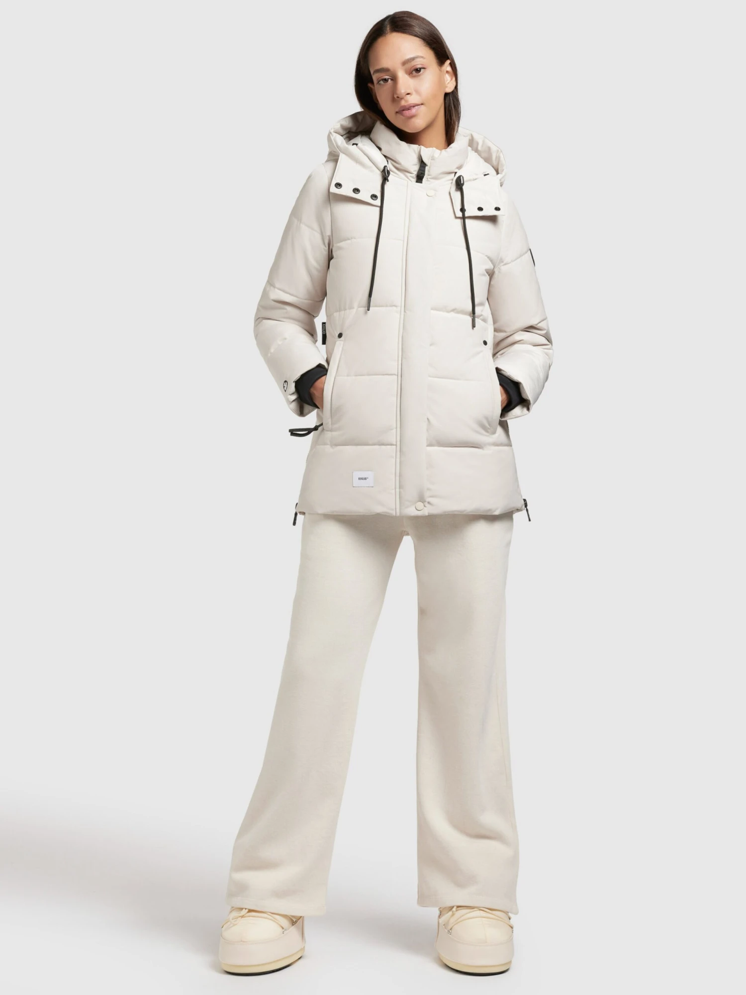 Khujo Vestes Dhiver Veste D’hiver Eunice Femme Blanc Cassé 3 Khujo Vestes Dhiver Veste D’hiver Eunice Femme Blanc Cassé - Image 3