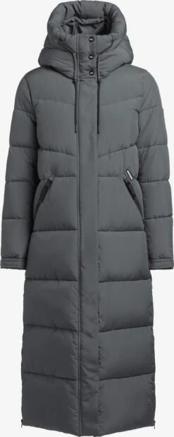 Khujo Manteaux Dhiver Manteau D’hiver SHIMANTA2 Femme Anthracite