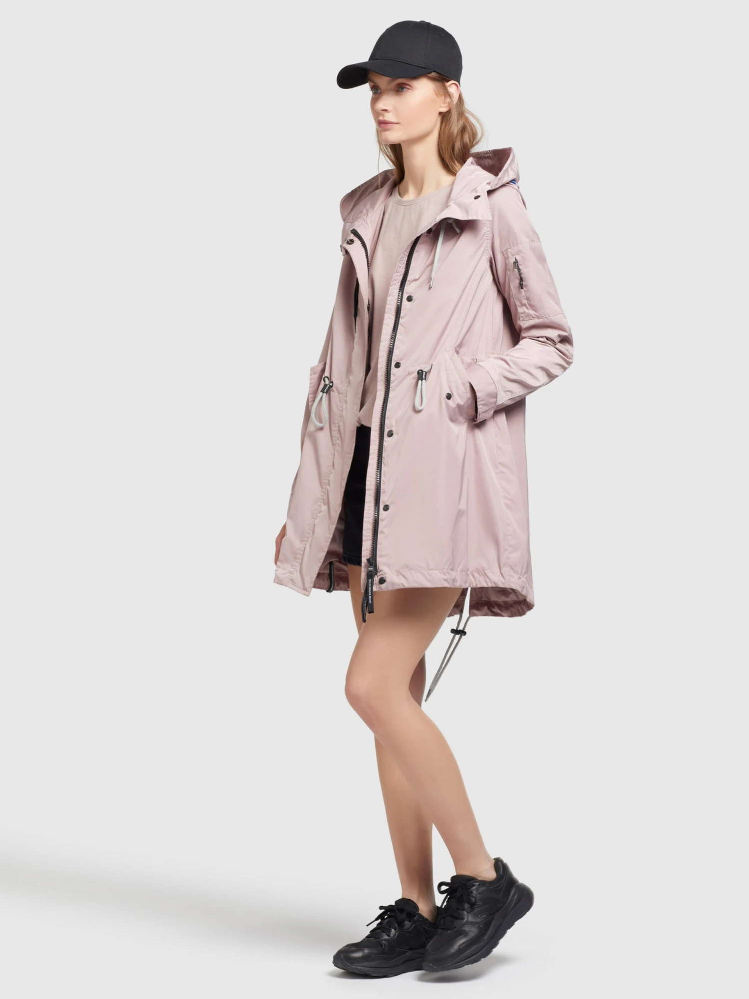 Khujo Parkas Parka Mi-saison DAYES Femme Rose 3 Khujo Parkas Parka Mi-saison DAYES Femme Rose - Image 3
