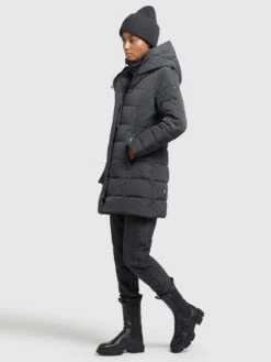 Khujo Manteaux Courts Manteau D’hiver Floyt Femme Gris Foncé 14 Khujo Manteaux Courts Manteau D’hiver Floyt Femme Gris Foncé -Khujo Boutique 3145a3cdb09e6864b8b59a38a433910a
