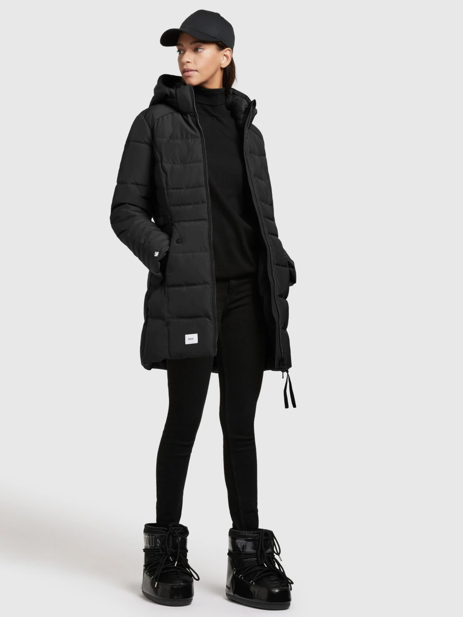 Khujo Manteaux Courts Manteau Mi-saison Amaray Femme Noir 6 Khujo Manteaux Courts Manteau Mi-saison Amaray Femme Noir - Image 6