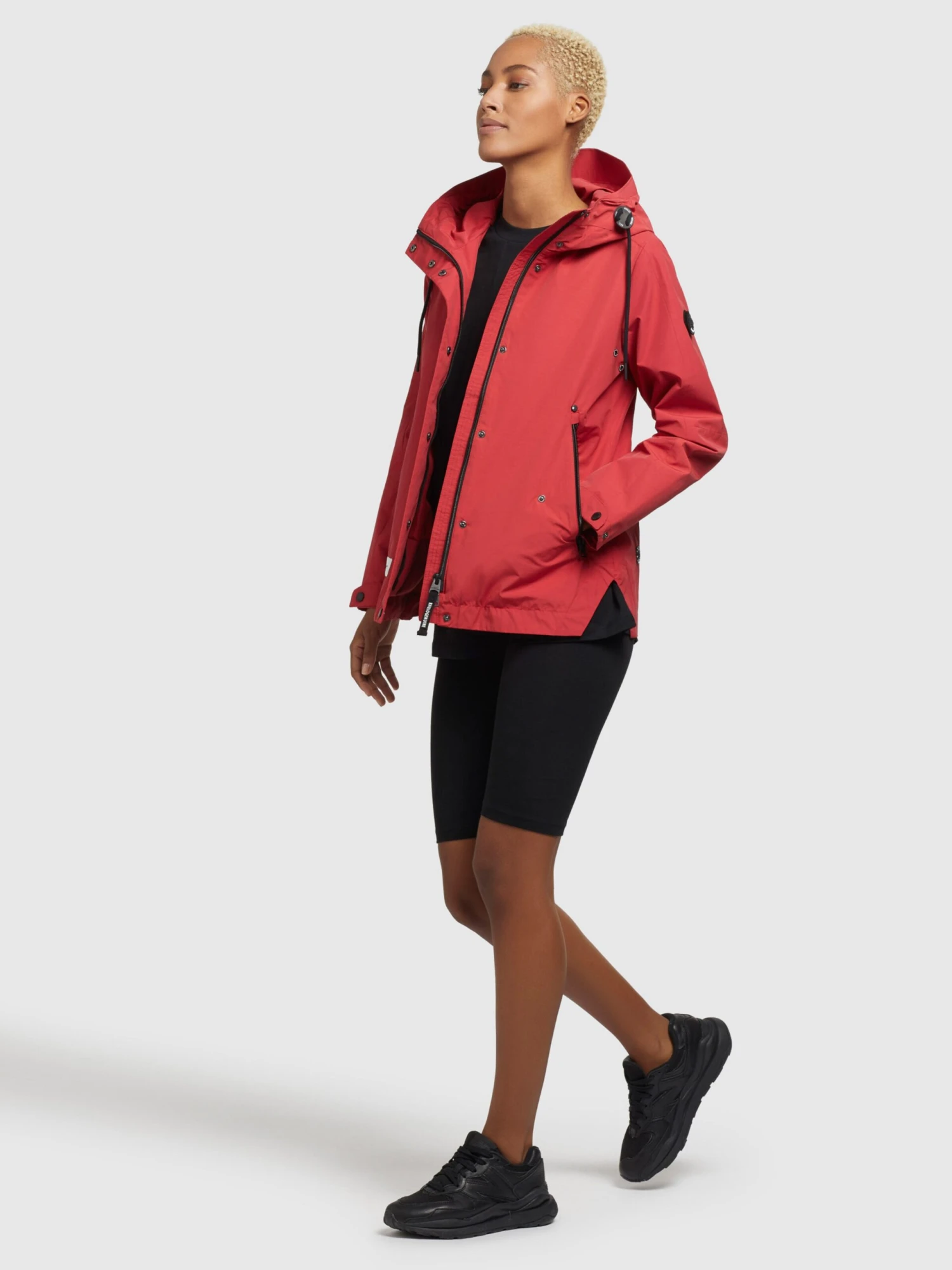 Khujo Vestes De Mi-saison Veste Mi-saison KAYA Femme Rouge 2 Khujo Vestes De Mi-saison Veste Mi-saison KAYA Femme Rouge - Image 2