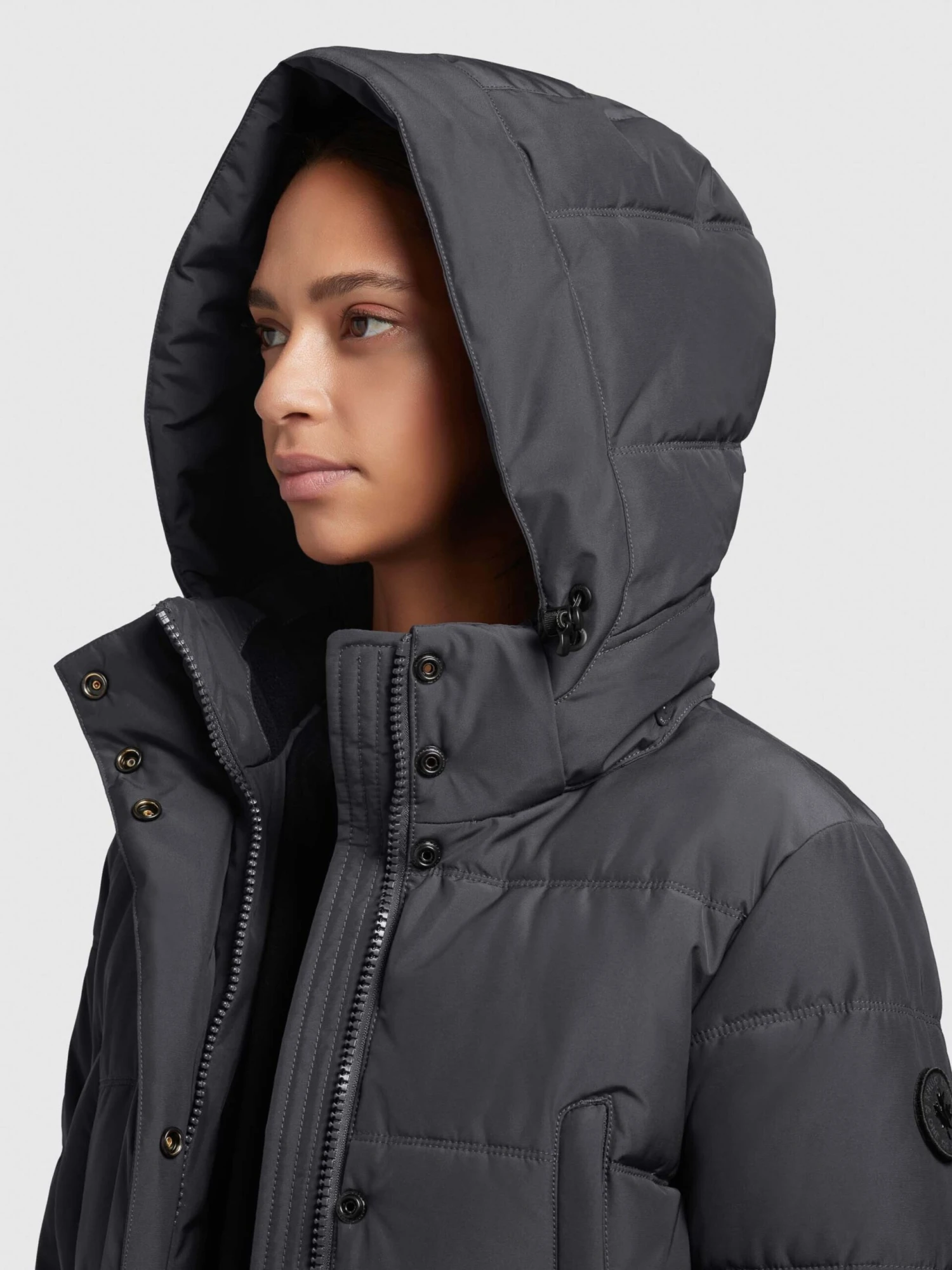 Khujo Manteaux Dhiver Manteau D’hiver Kleo Femme Gris Foncé 7 Khujo Manteaux Dhiver Manteau D’hiver Kleo Femme Gris Foncé - Image 7