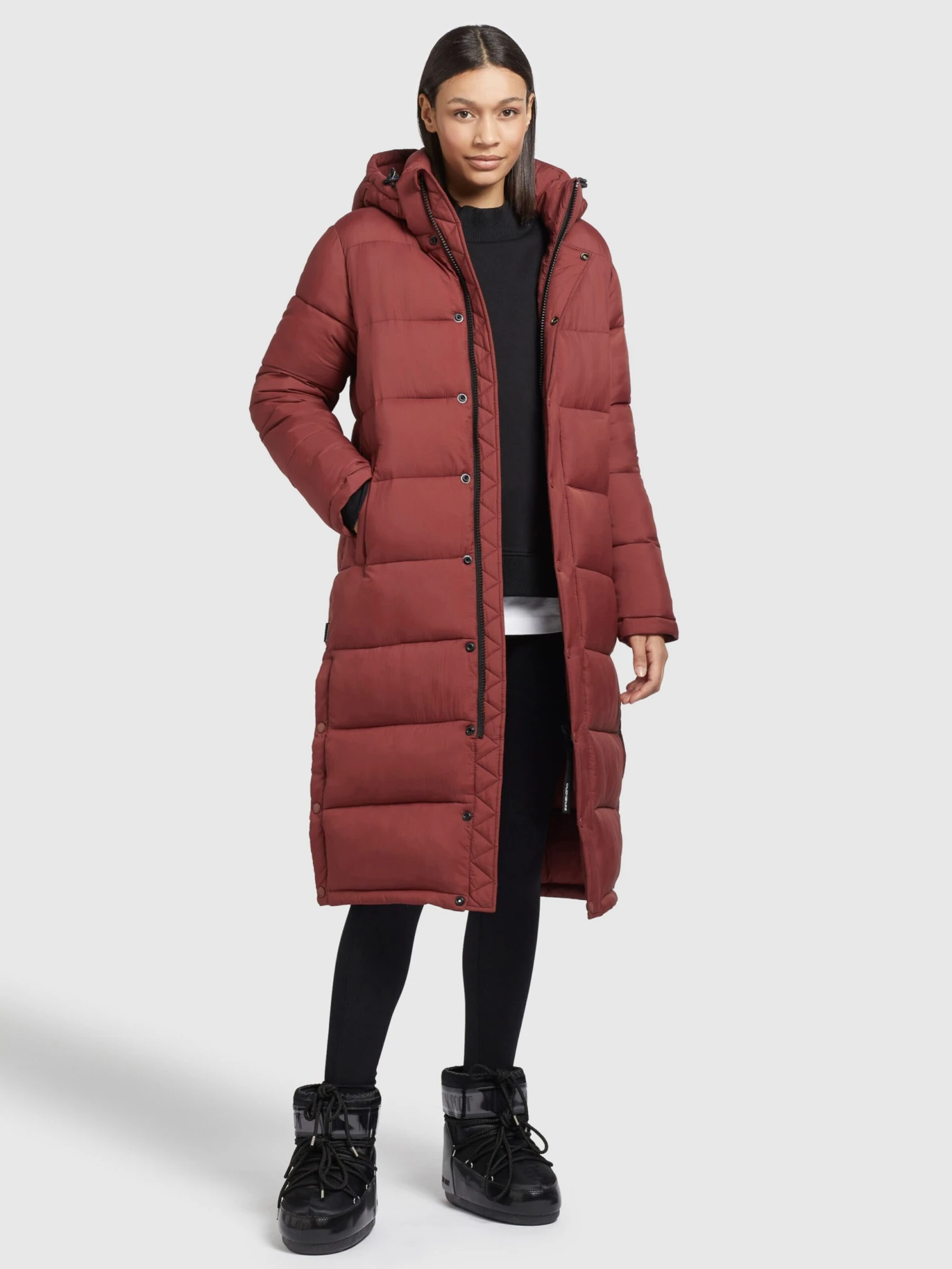 Khujo Manteaux Dhiver Manteau D’hiver Corinna Femme Rouge Rouille 3 Khujo Manteaux Dhiver Manteau D’hiver Corinna Femme Rouge Rouille - Image 3