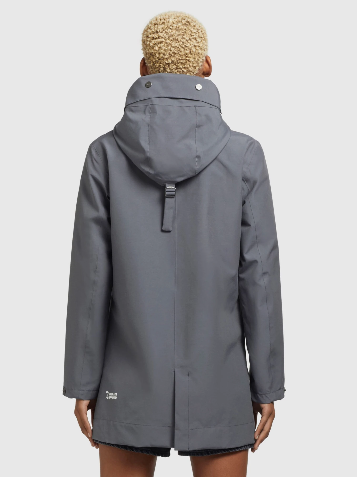 Khujo Manteaux De Mi-saison Manteau Mi-saison Artisa Femme Gris Fumé 4 Khujo Manteaux De Mi-saison Manteau Mi-saison Artisa Femme Gris Fumé - Image 4