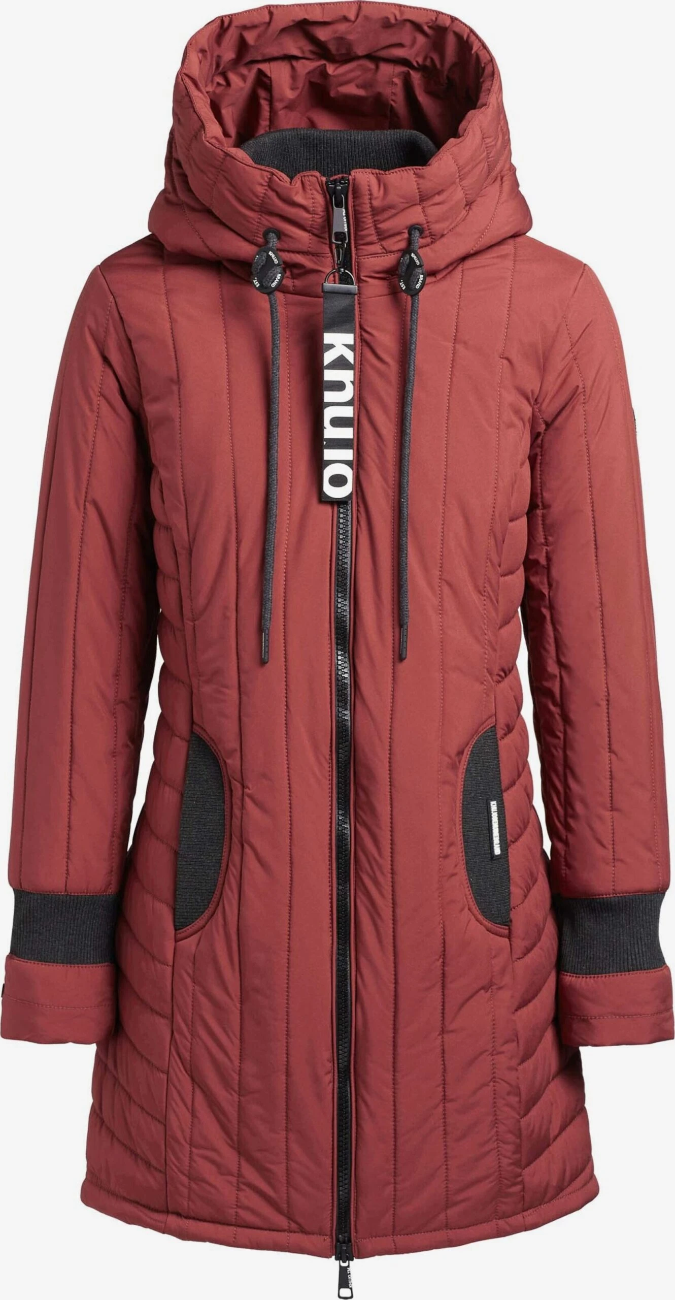 Khujo Vestes Dhiver Veste D’hiver Jerry Femme Rouge Rouille 1 Khujo Vestes Dhiver Veste D’hiver Jerry Femme Rouge Rouille