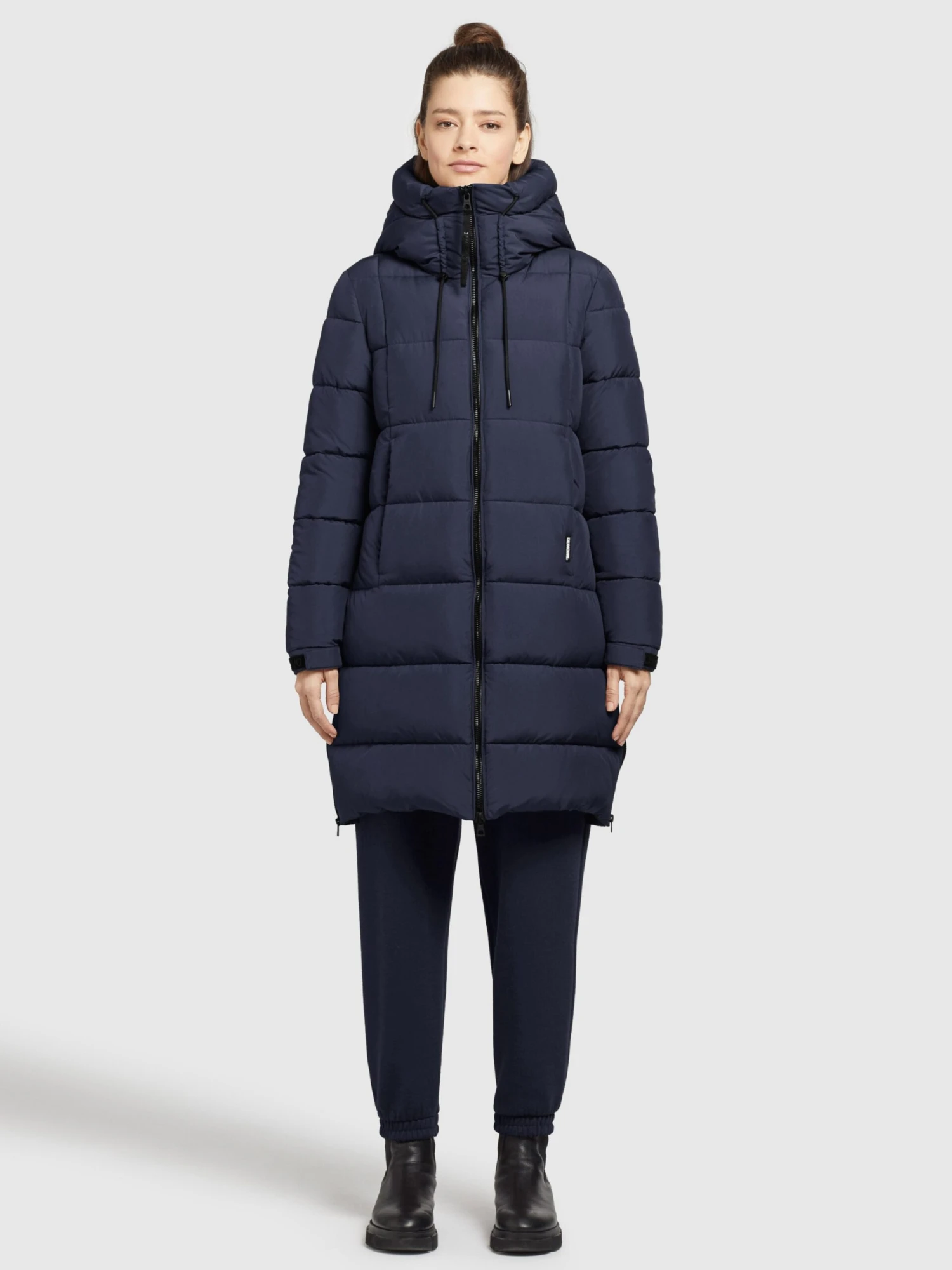 Khujo Manteaux Dhiver Manteau D’hiver Youma Femme Bleu Marine 3 Khujo Manteaux Dhiver Manteau D’hiver Youma Femme Bleu Marine - Image 3