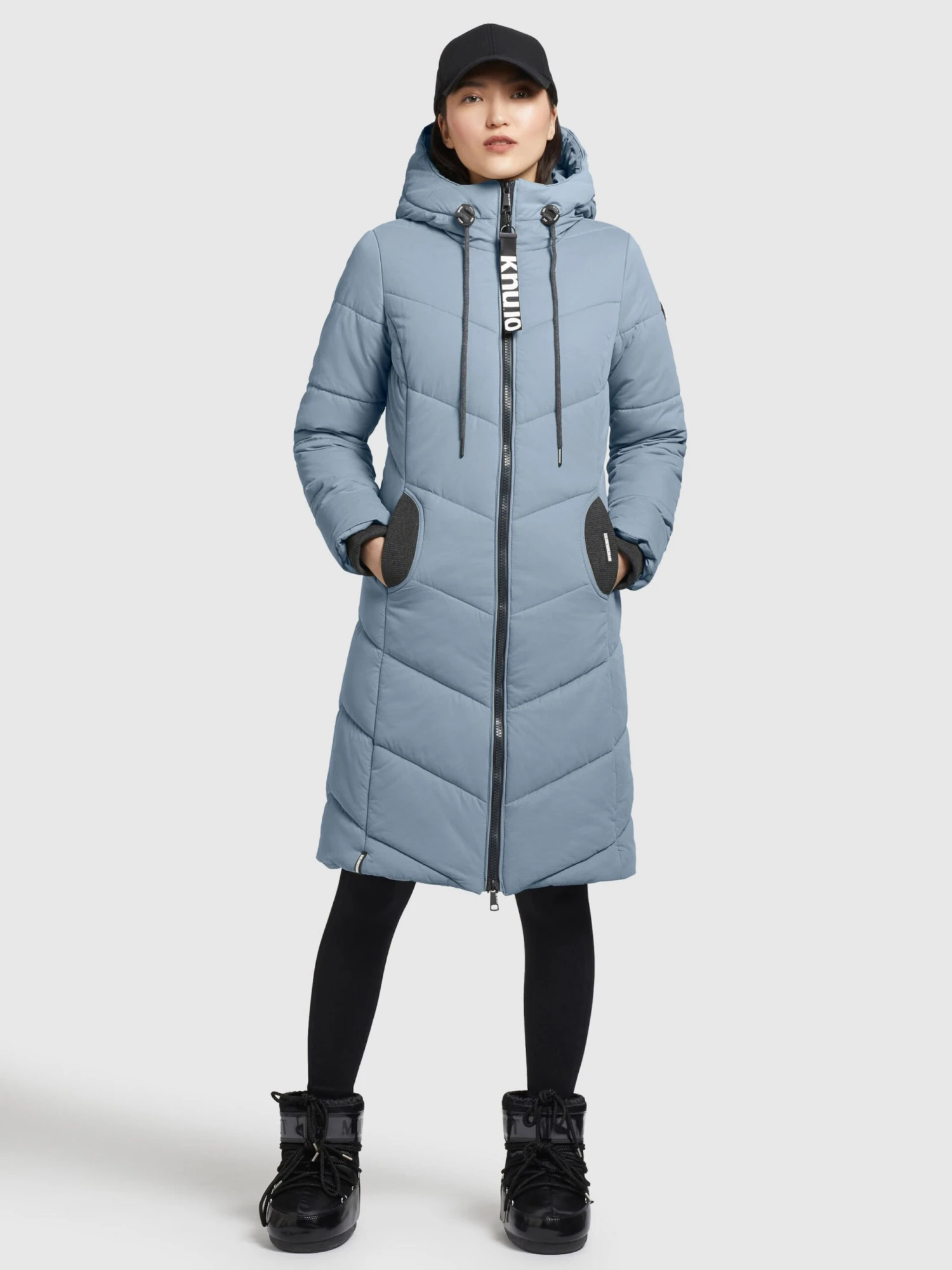 Khujo Manteaux Dhiver Manteau D’hiver Aribay 3 Femme Bleu-gris 3 Khujo Manteaux Dhiver Manteau D’hiver Aribay 3 Femme Bleu-gris - Image 3